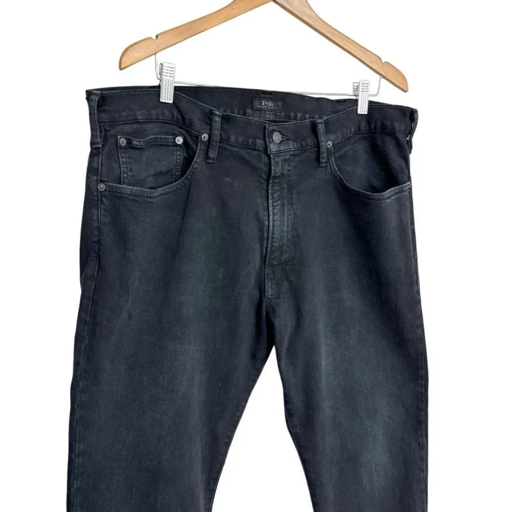 Polo by Ralph Lauren Men's Straight Jeans - Dark Gray - Picture 3 of 8